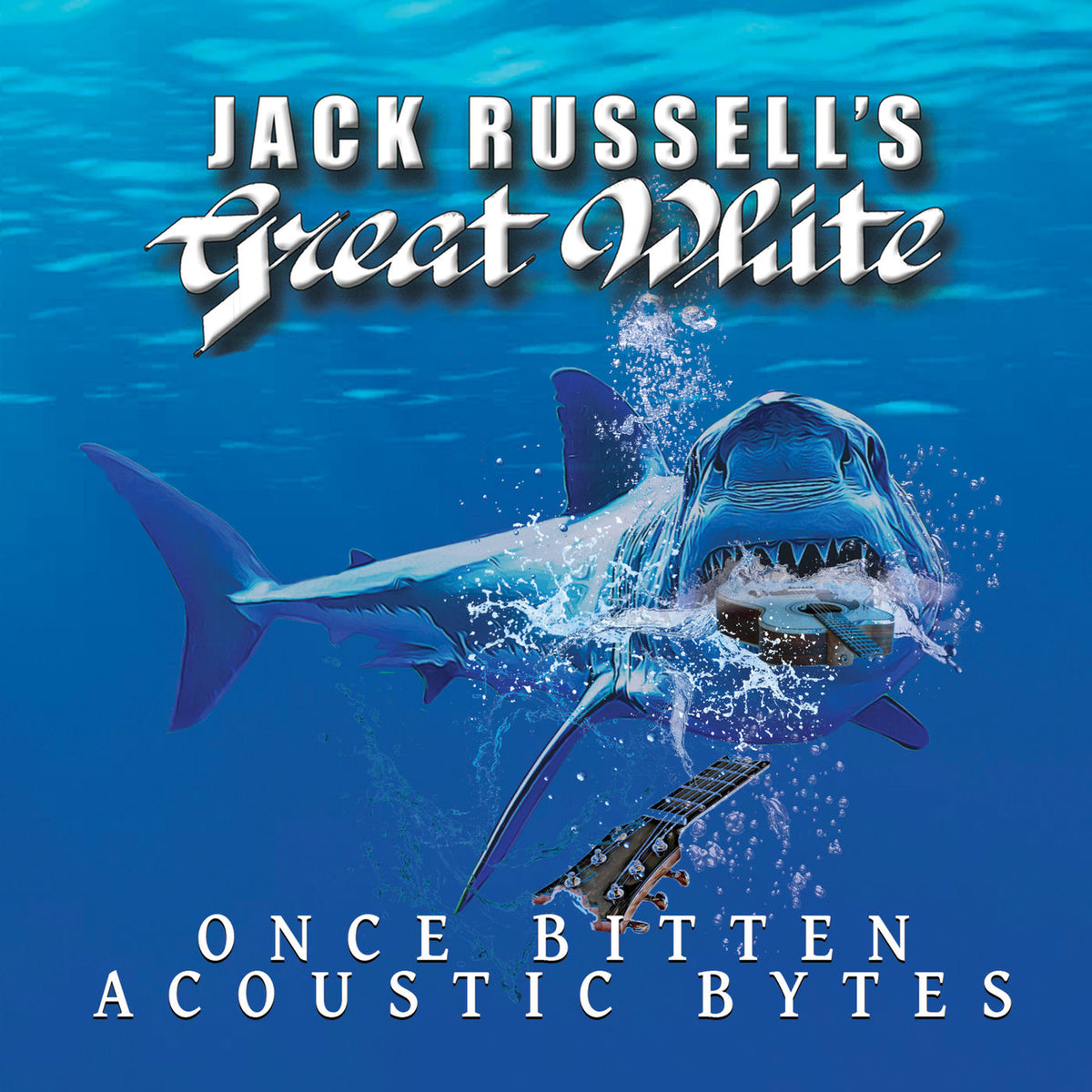 Jack Russell's Great White – Once Bitten Acoustic Bytes vinyl cover