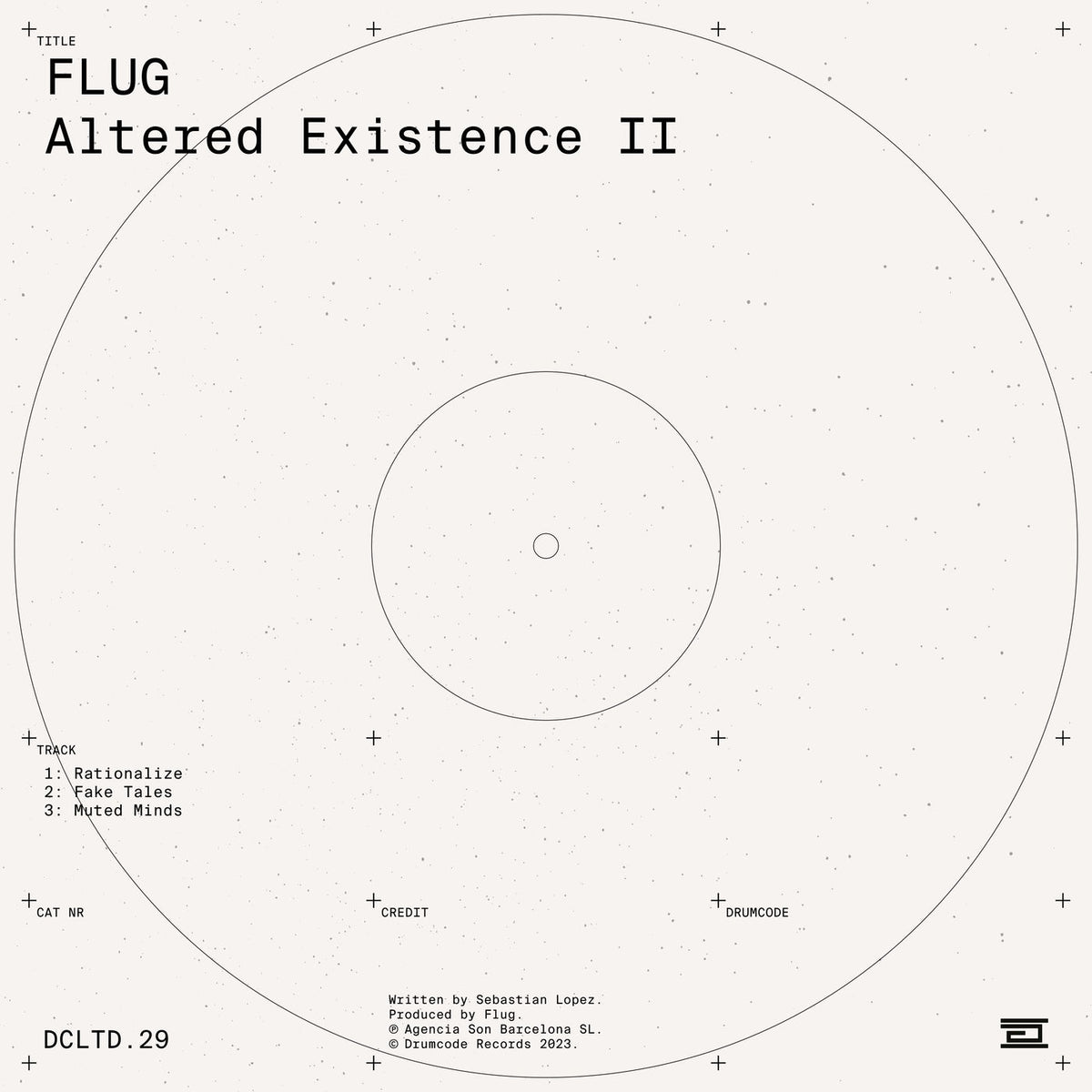 Flug – Altered Existence II vinyl cover