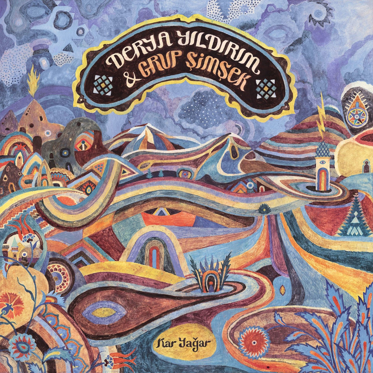 Derya Yildirim & Grup Simsek – Kar Yagar vinyl record cover