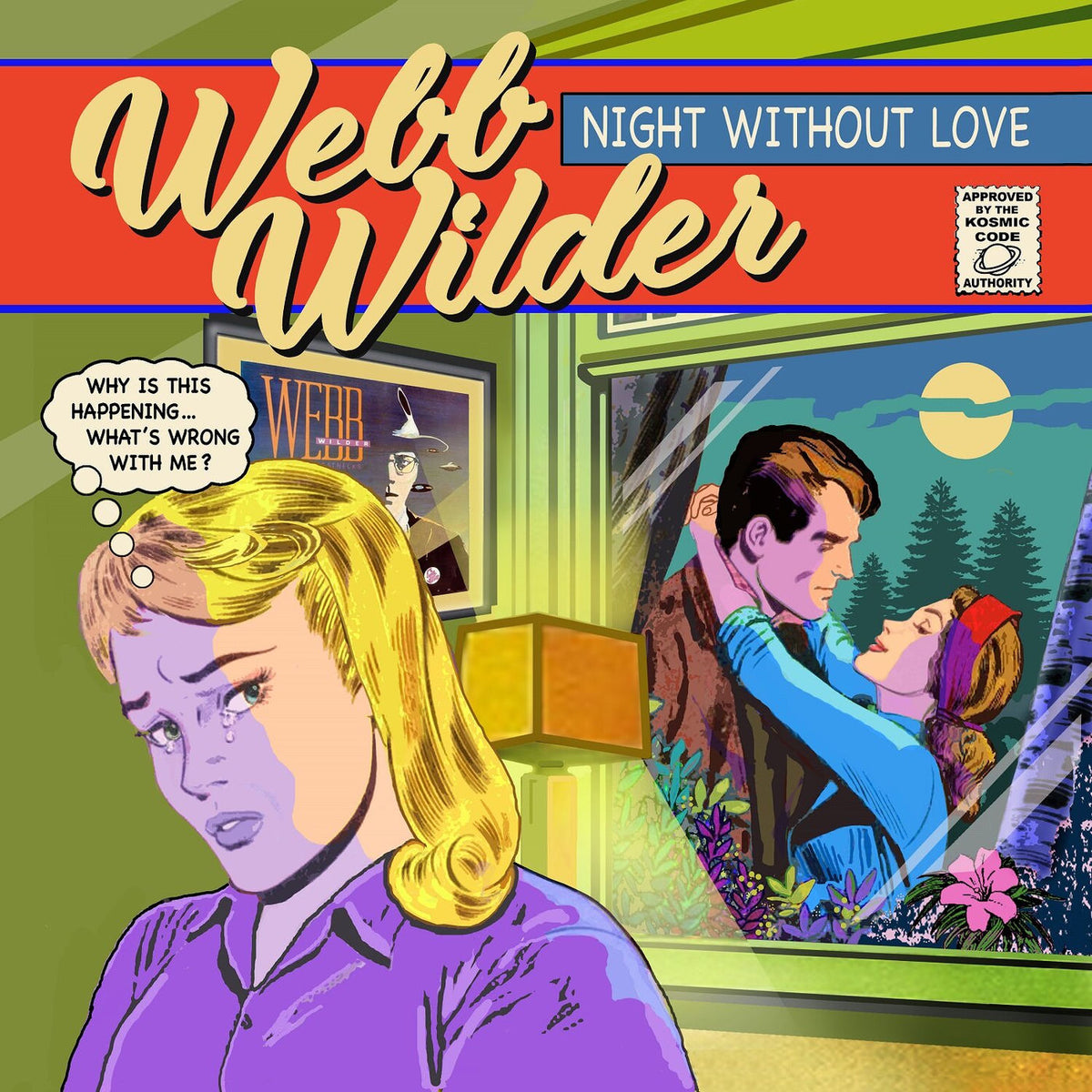 Webb Wilder – Night Without Love vinyl record cover