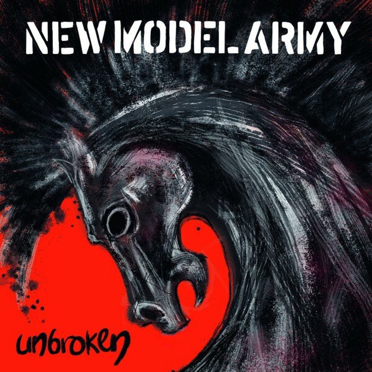 New Model Army – Unbroken (RED VINYL GATEFOLD) vinyl record cover