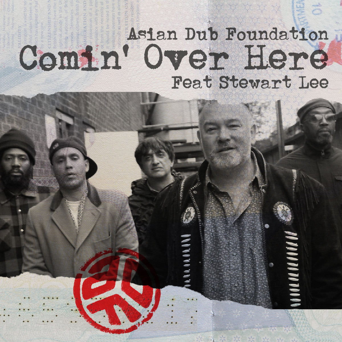 Asian Dub Foundation – Comin' Over Here vinyl cover