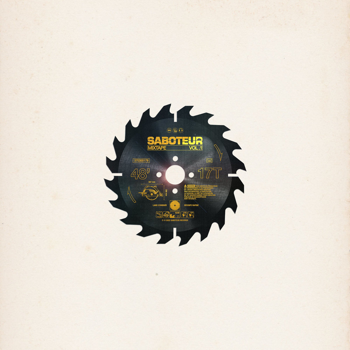 Saboteur – Saboteur Mixtape Vol. 1 vinyl record cover