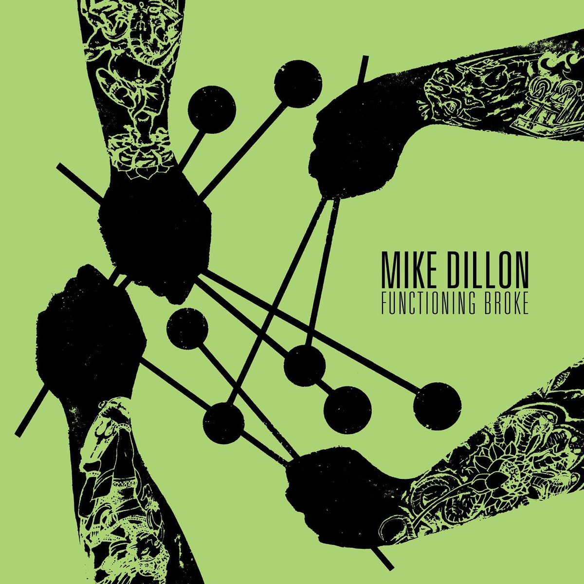 Mike Dillon – Functioning Broke vinyl record cover