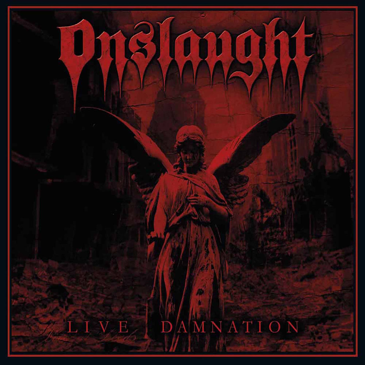 Onslaught – Live Damnation vinyl record cover