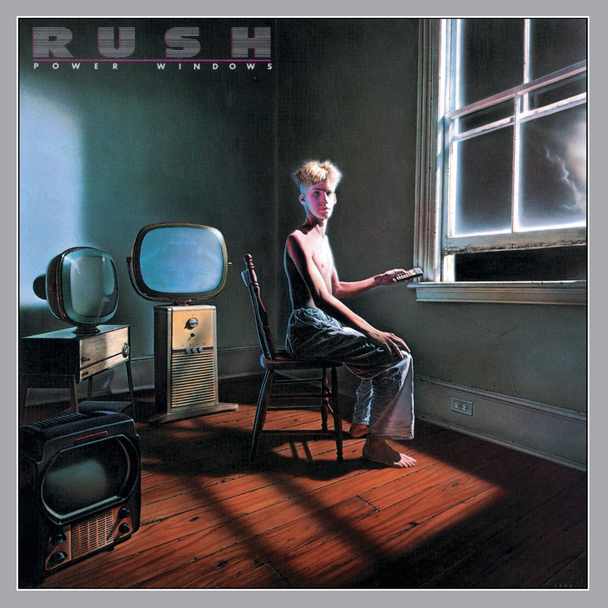 RUSH – Power Windows vinyl record cover