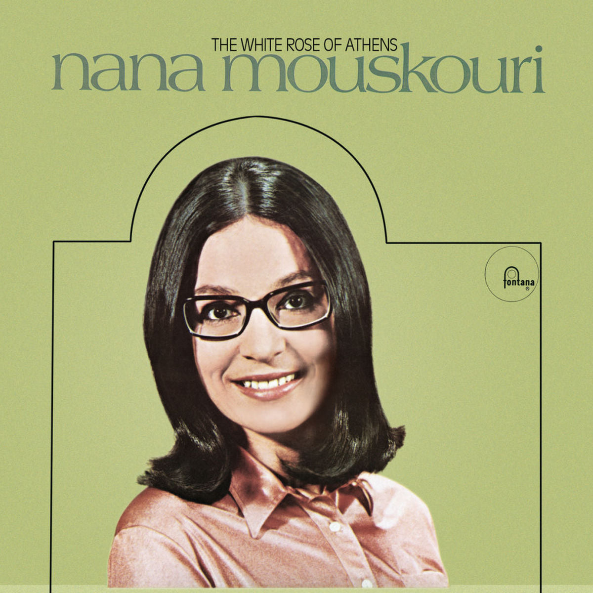 Nana Mouskouri – The white rose of Athens vinyl record cover