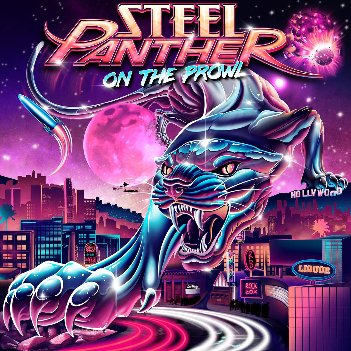 Steel Panther – On The Prowl vinyl record cover