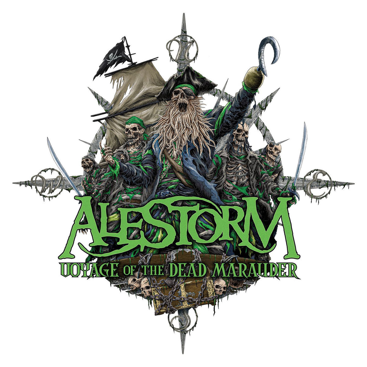 Alestorm – Voyage of the Dead Marauder vinyl record cover