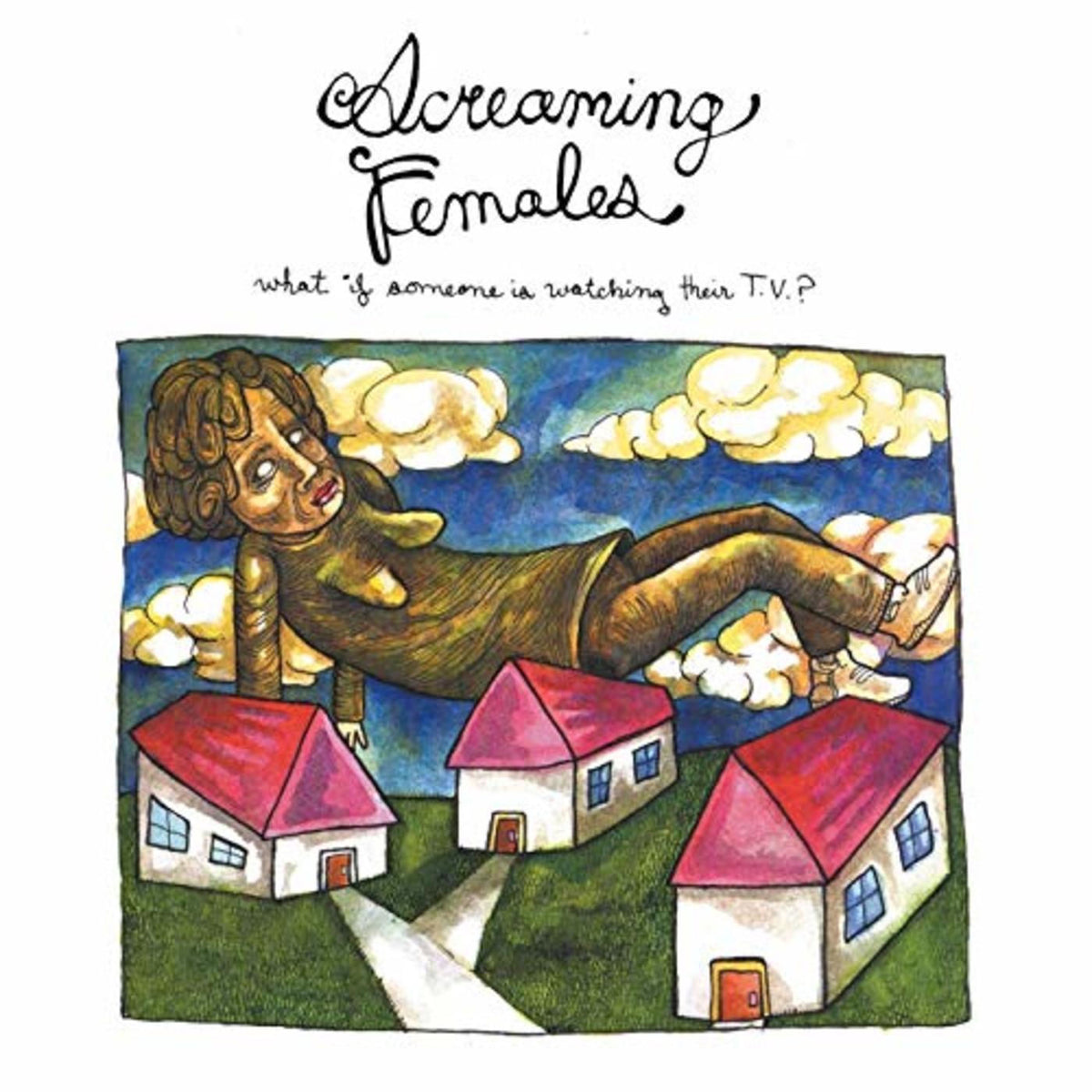 Screaming Females – What If Someone is Watching Their T.V.? vinyl cover