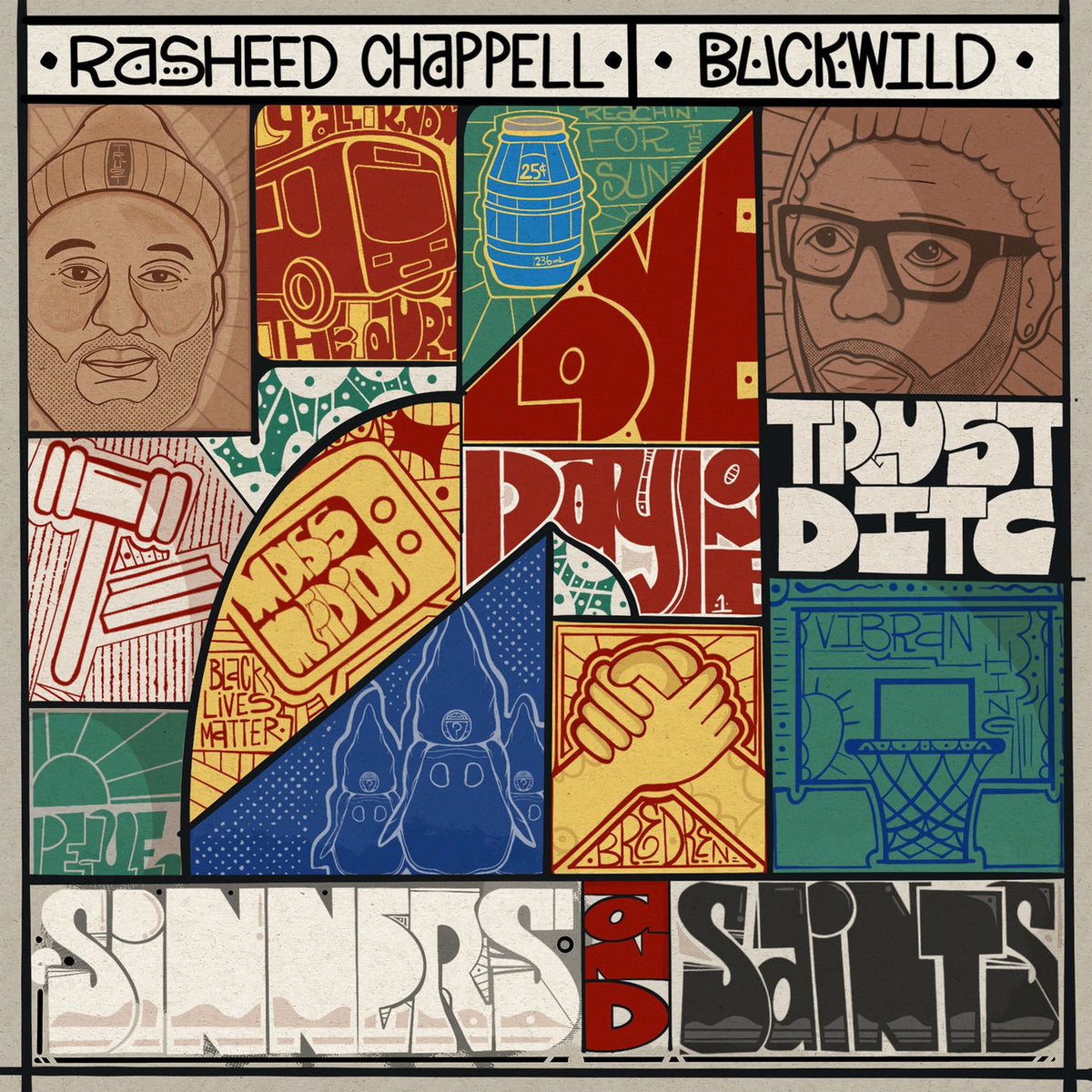Rasheed Chappell – Sinners and Saints vinyl cover