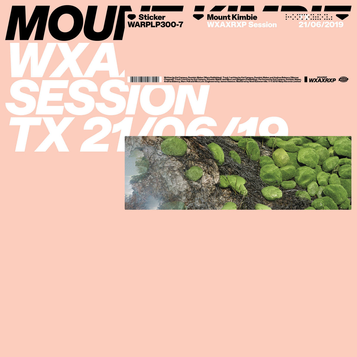Mount Kimbie – WXAXRXP Session vinyl cover