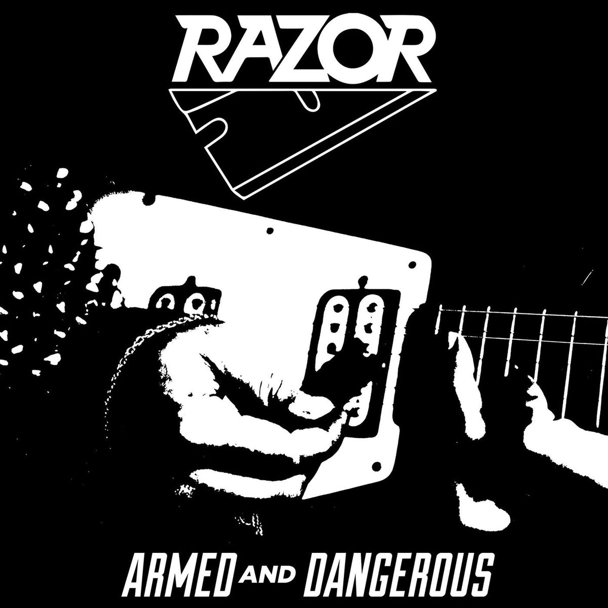 Razor – Armed and Dangerous (Coloured Vinyl) vinyl record cover