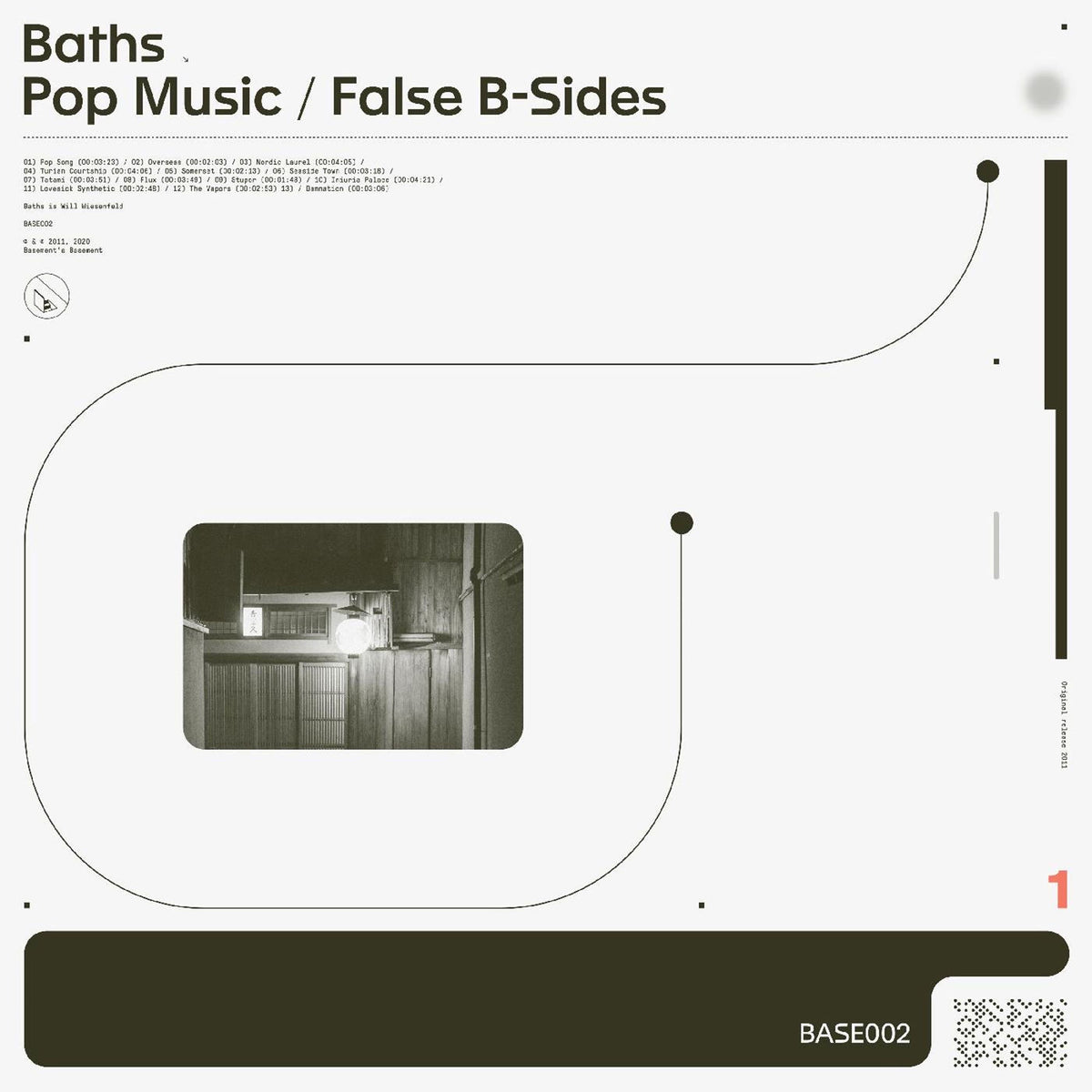Baths – Pop Music / False B Sides vinyl record cover