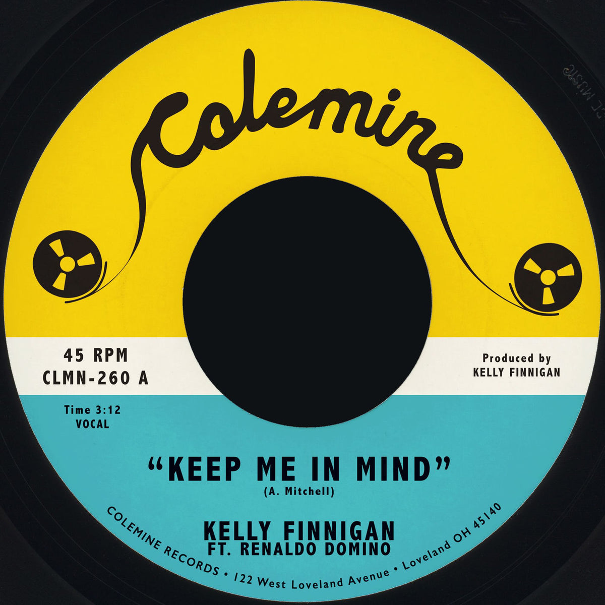 Kelly Finnigan – Keep Me In Mind / Let Me Count the Reasons vinyl cover