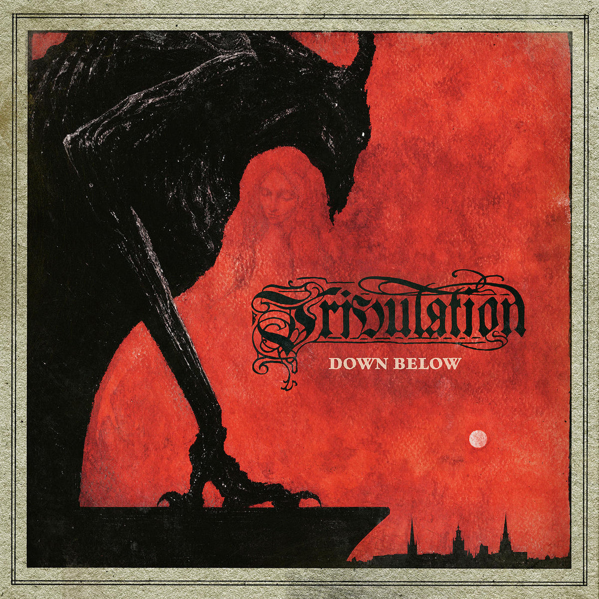 Tribulation – Down Below (Lava Splatter Vinyl) vinyl record cover