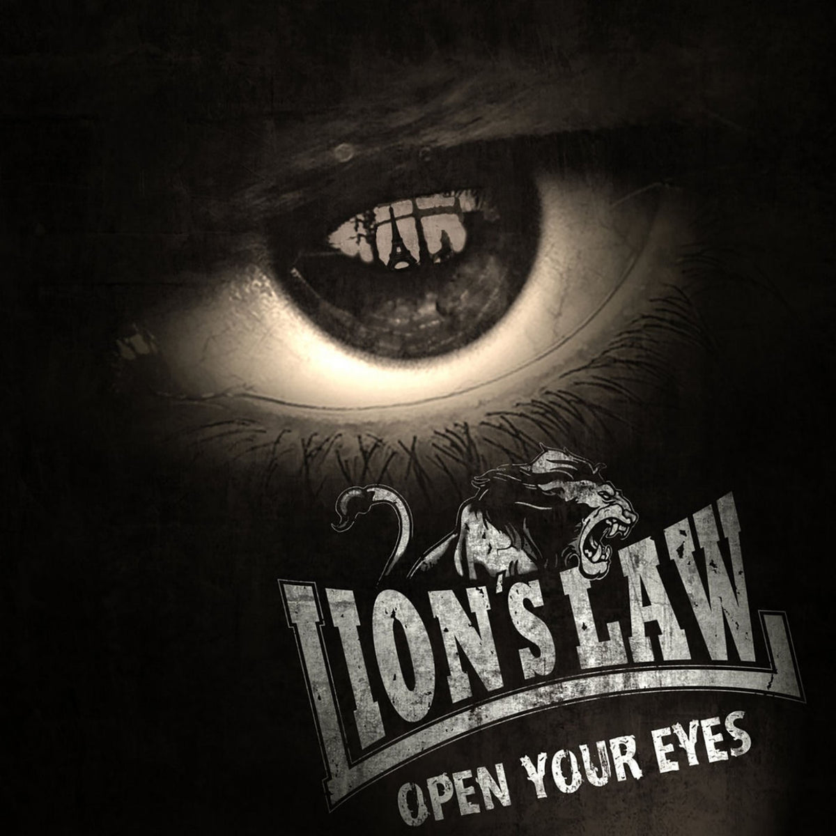 Lion's Law – Open Your Eyes vinyl record cover