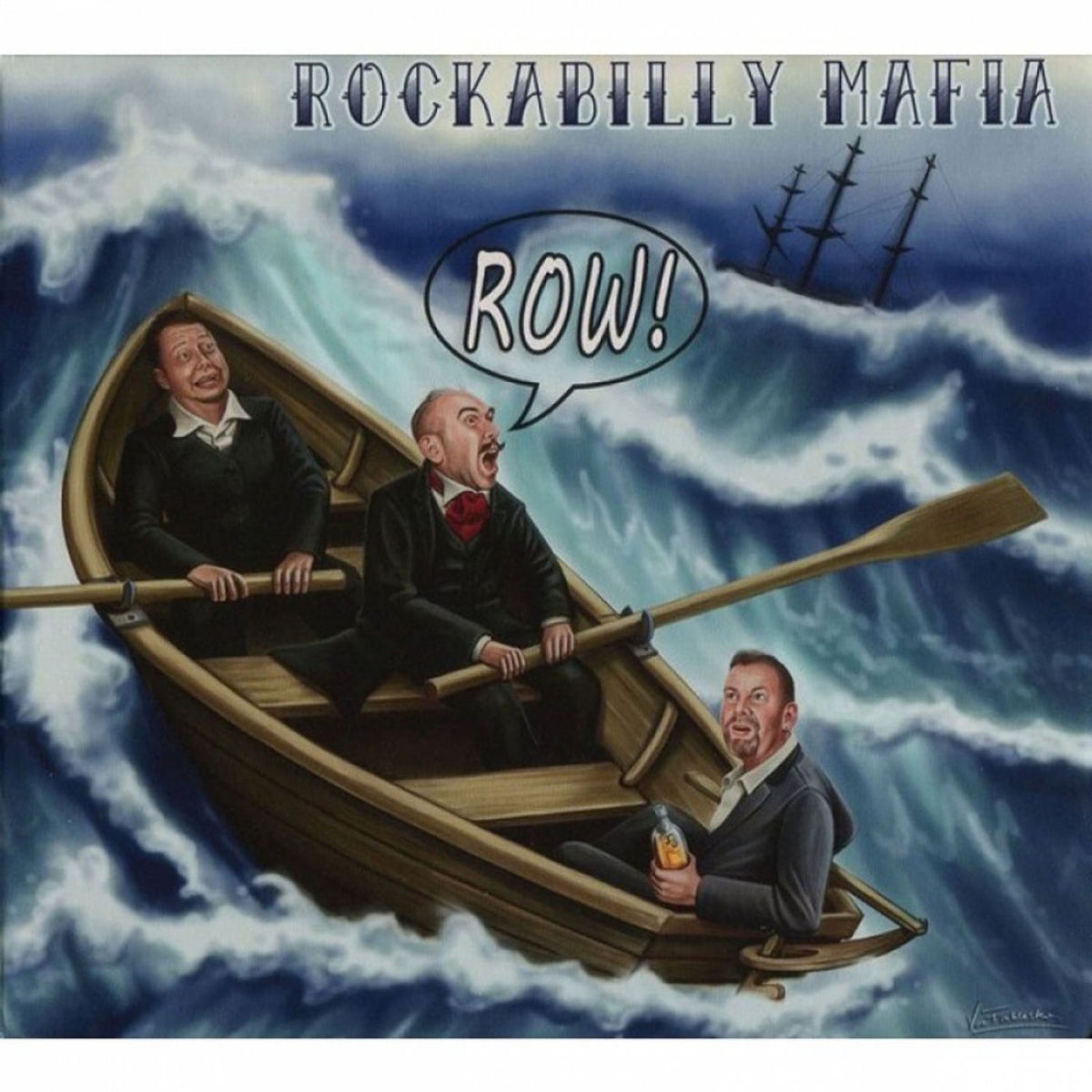 Rockabilly Mafia – ROW! vinyl record cover