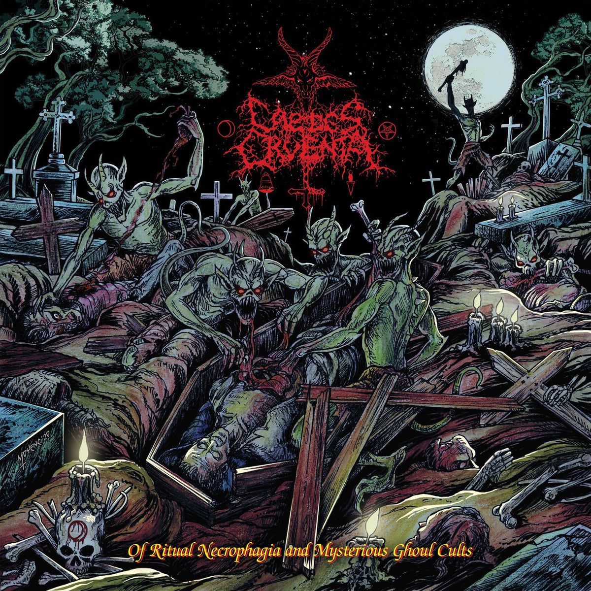 Caedes Cruenta – Of Ritual Necrophagia And Mysterious Ghoul Cults vinyl record cover