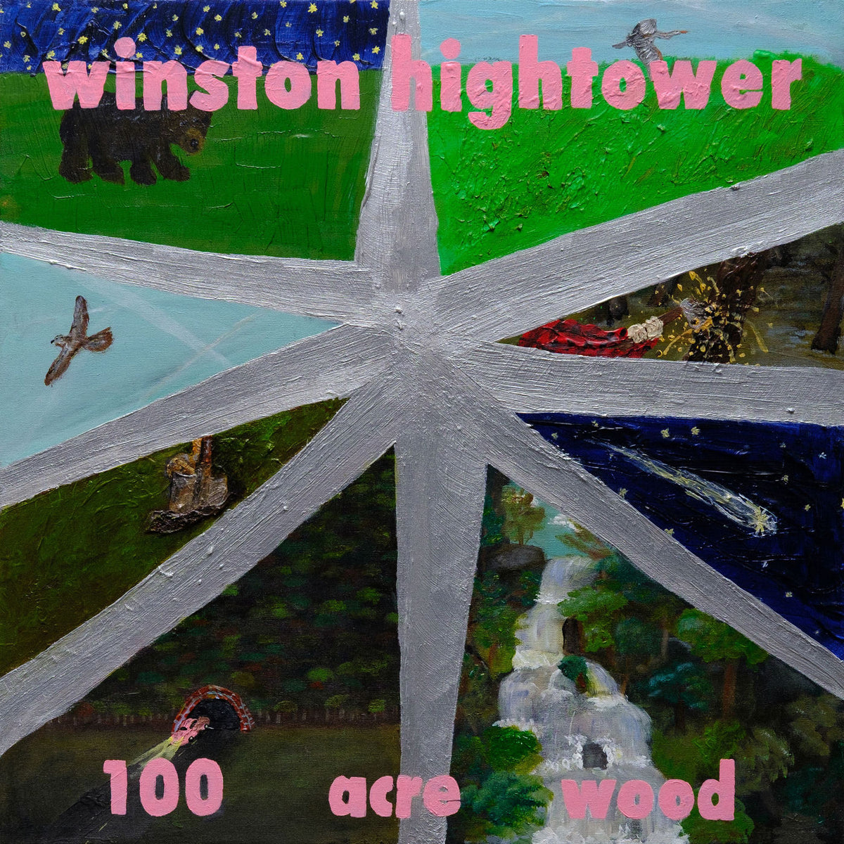 Winston Hightower – 100 Acre Wood vinyl record cover