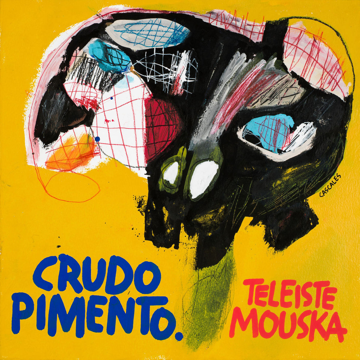 Crudo Pimento – Teleista Mouska vinyl record cover