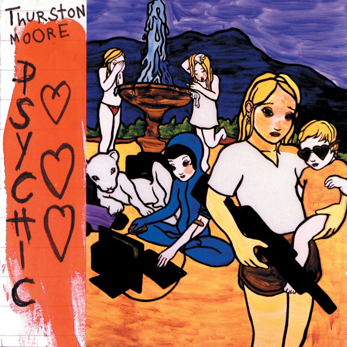 Thurston Moore – Psychic Hearts vinyl record cover