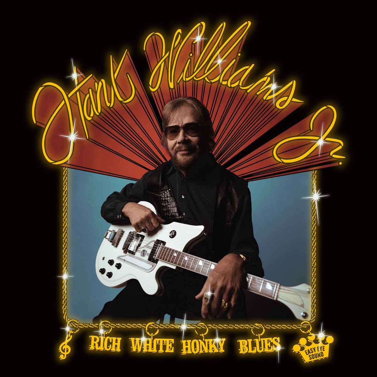 Hank Williams Jr. – Rich White Honky Blues vinyl cover