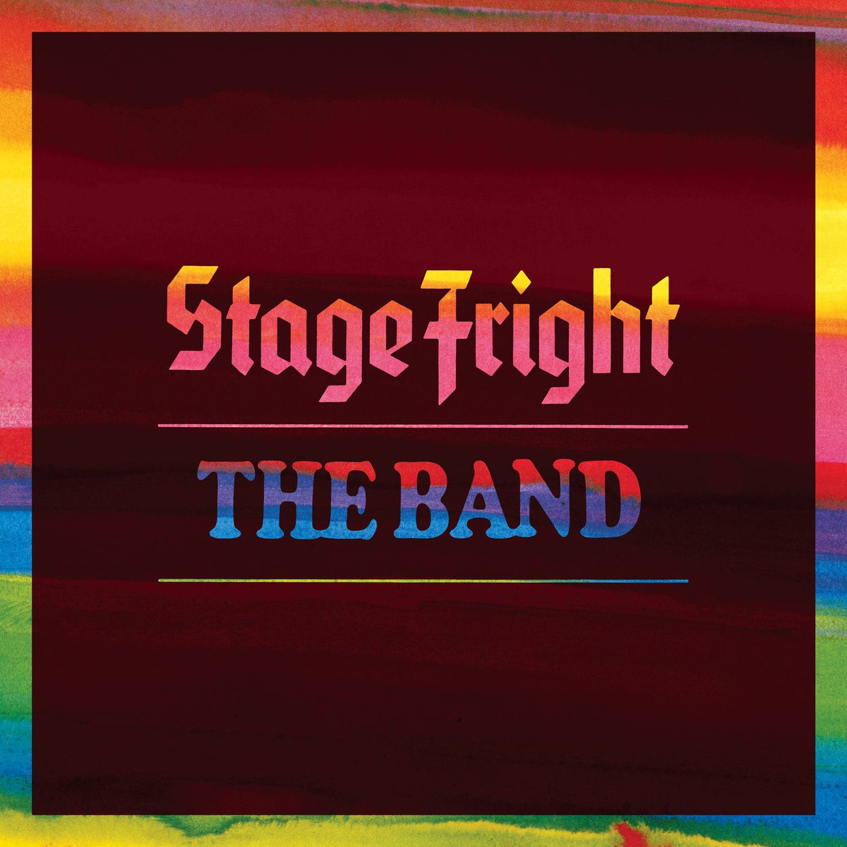 The Band – Stage Fright vinyl record cover