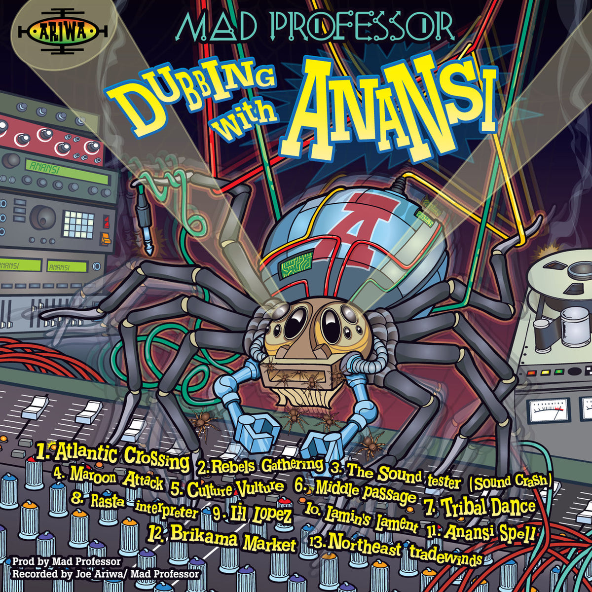 Mad Professor – Dubbing With Anansi vinyl record cover