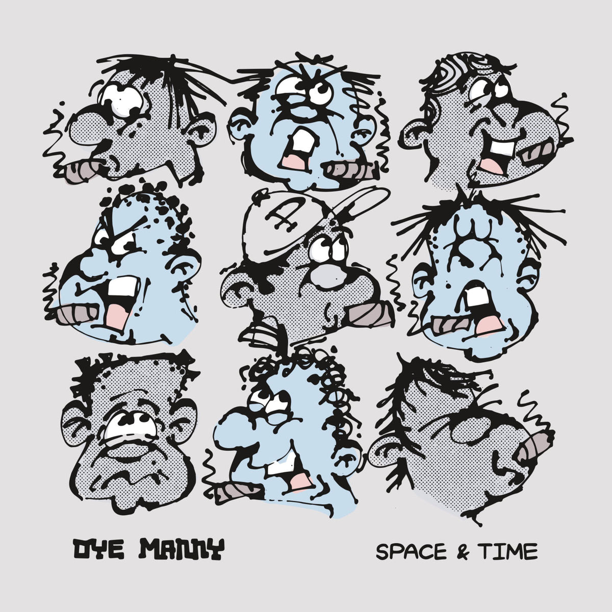 Oye Manny – Space & Time vinyl record cover