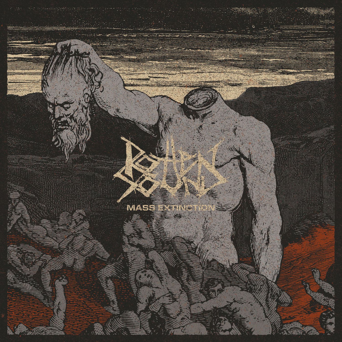 Rotten Sound – Mass Extinction vinyl record cover