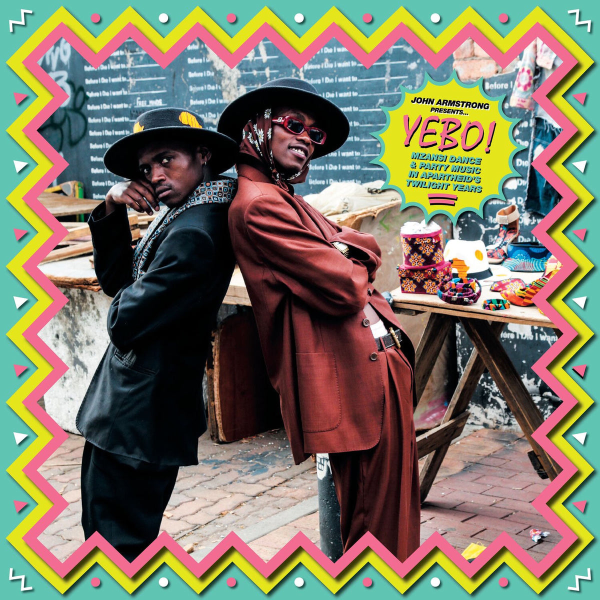 Various Artists – Yebo! Rare Mzansi Party Beats from Apartheid's Dying Years Compiled by John Armstrong vinyl cover