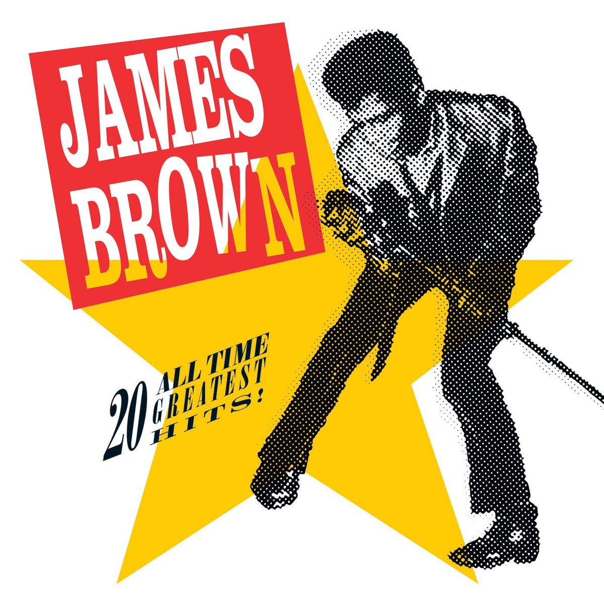 James Brown – 20 All-Time Greatest Hits vinyl record cover
