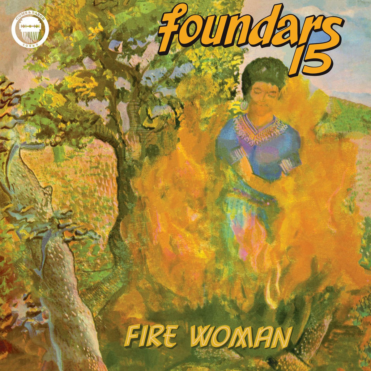 Foundars 15 – Fire Woman vinyl record cover
