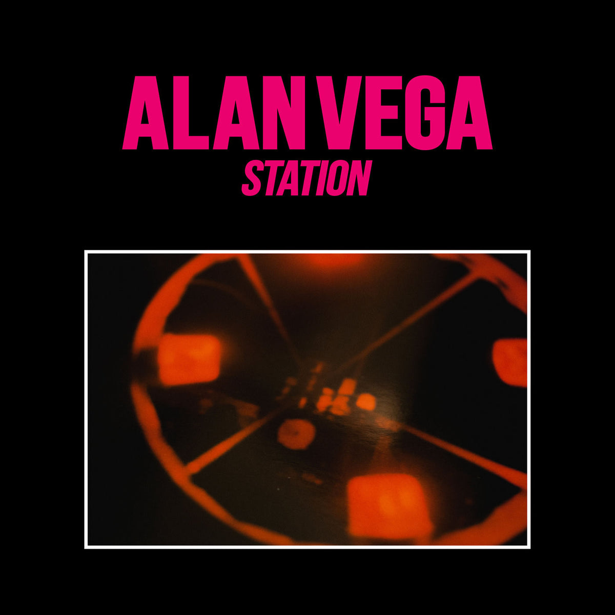 Alan Vega – Station vinyl record cover