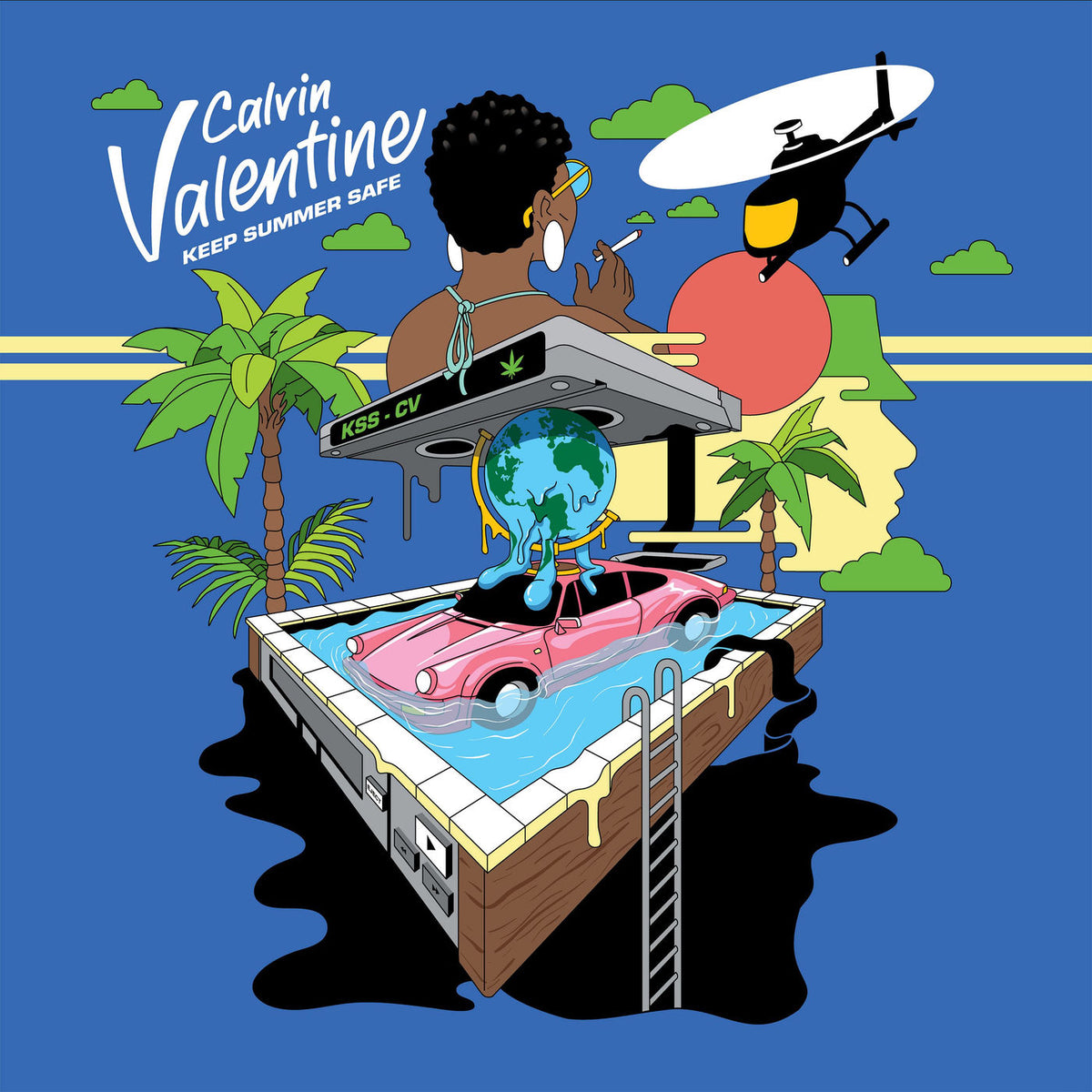 Calvin Valentine – Keep Summer Safe vinyl cover