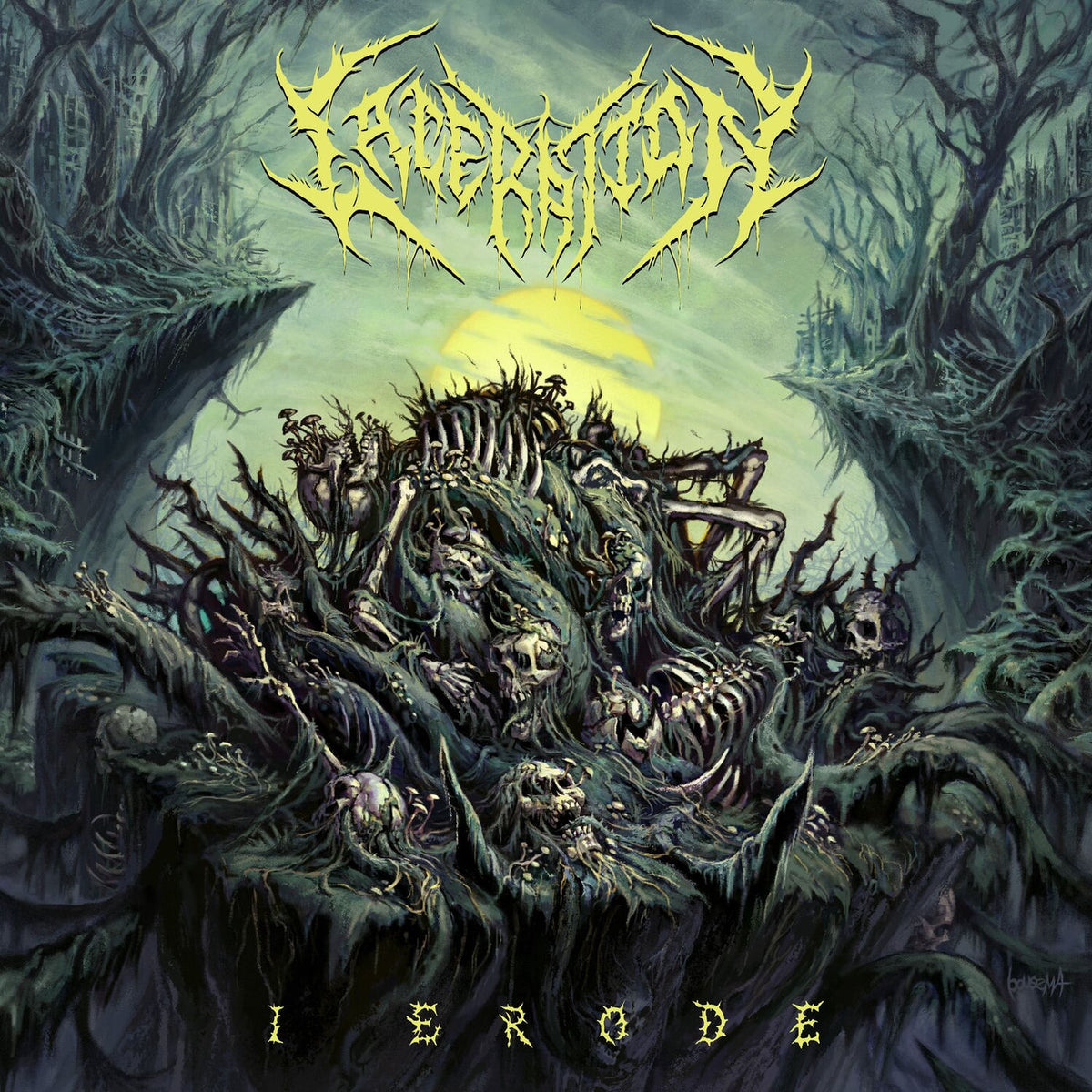 Laceration – I Erode vinyl record cover