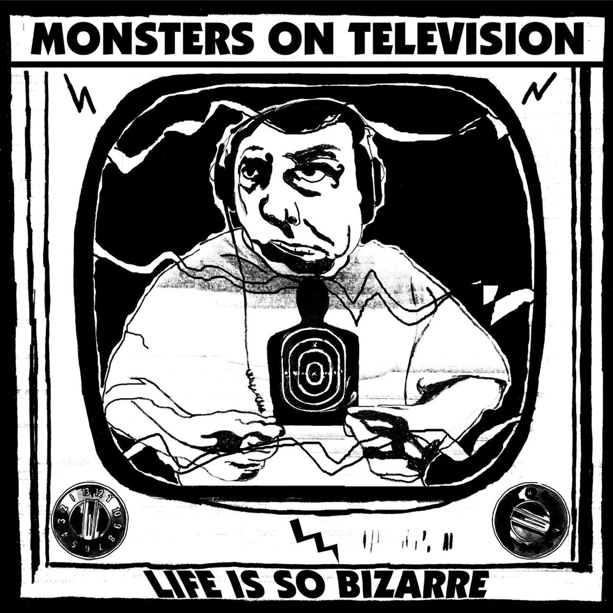 Monsters On Television – Life is So Bizarre vinyl cover