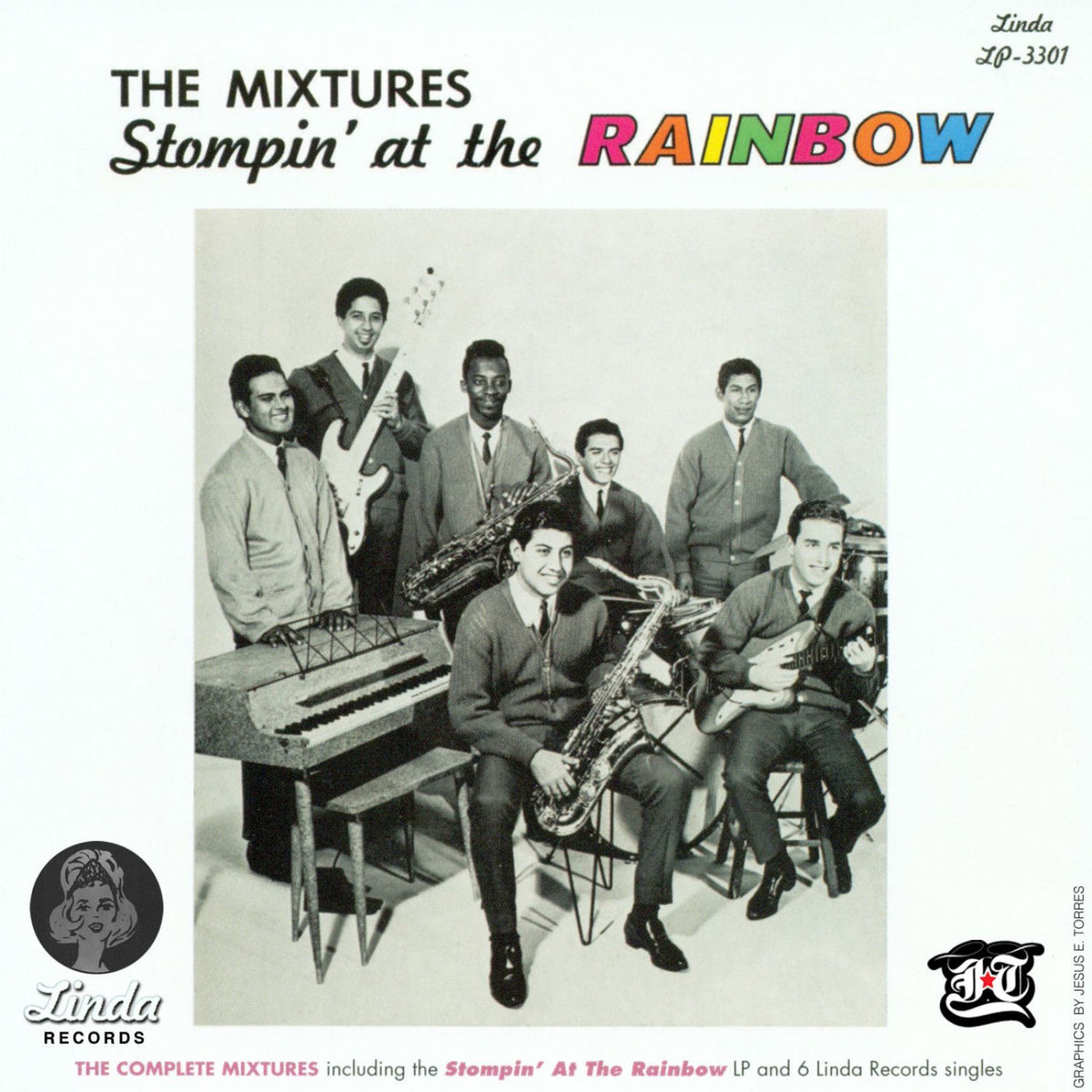 The Mixtures – Stompin' at the Rainbow vinyl record cover