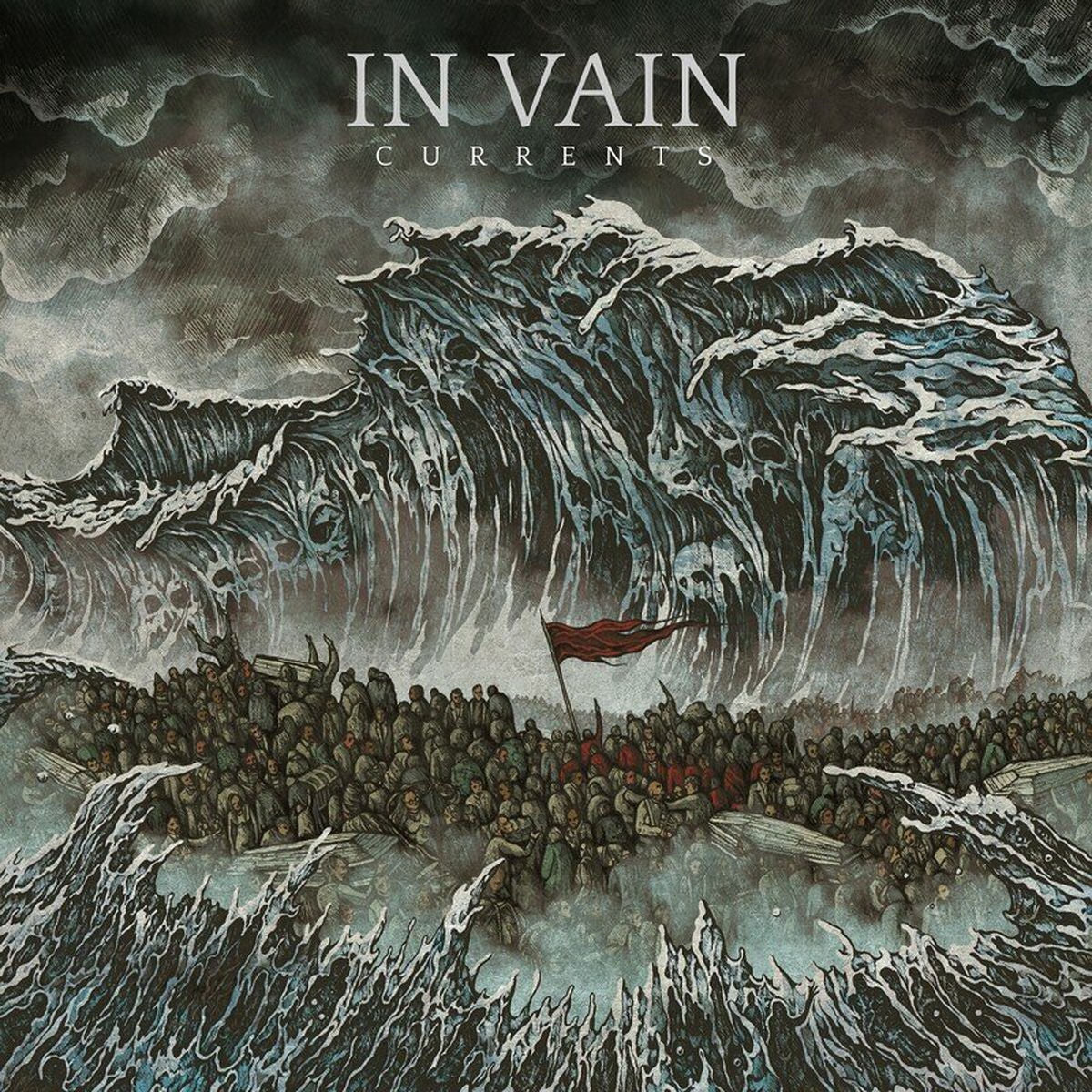In Vain – Currents vinyl record cover