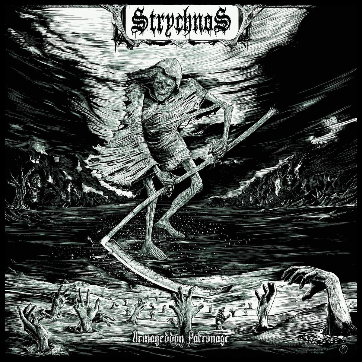 Strychnos – Armageddon Patronage vinyl record cover