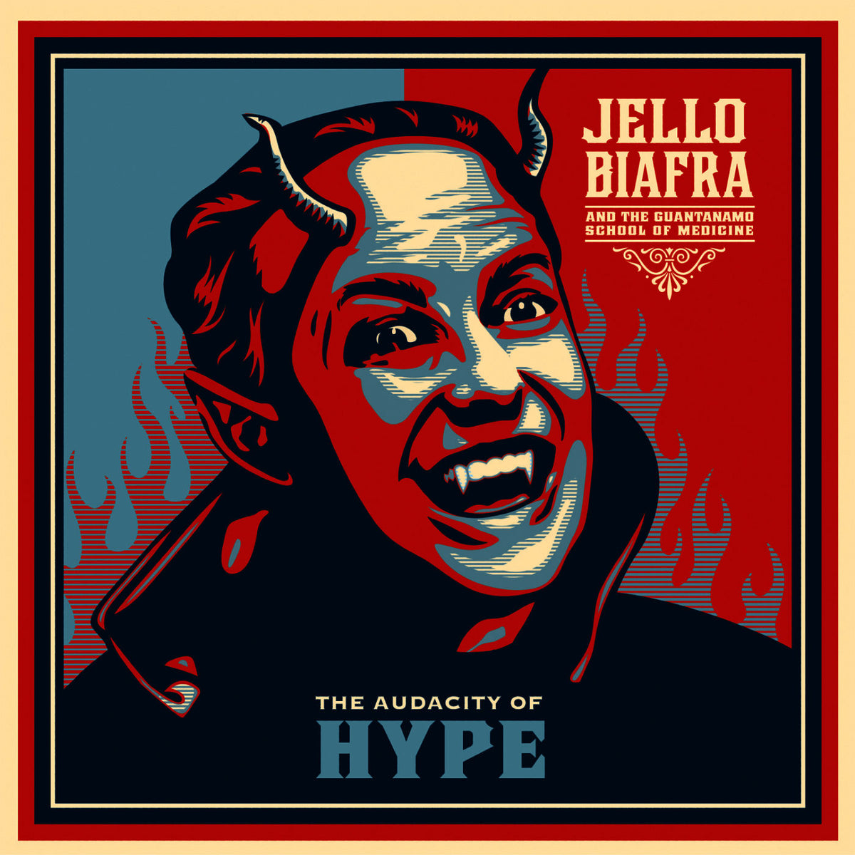 Jello Biafra – The Audacity of Hype vinyl cover