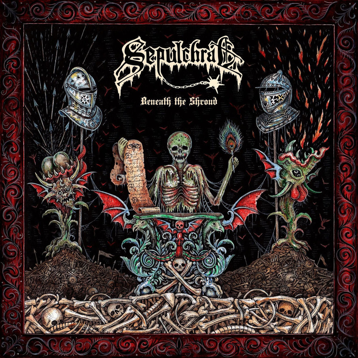 Sepulchral – Beneath the Shroud vinyl record cover