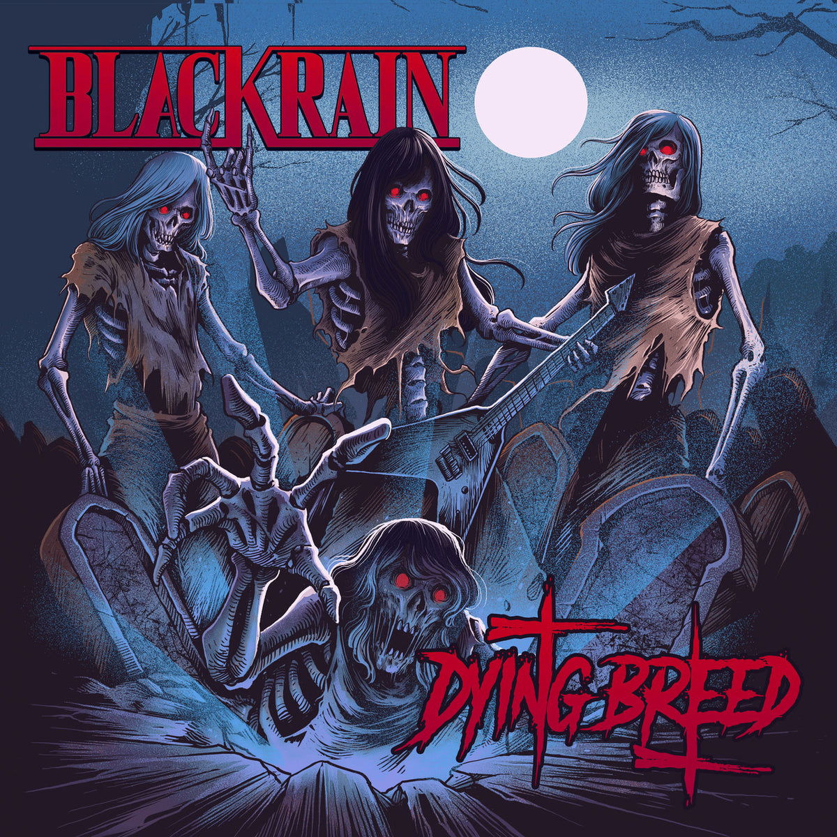Blackrain – Dying Breed vinyl record cover