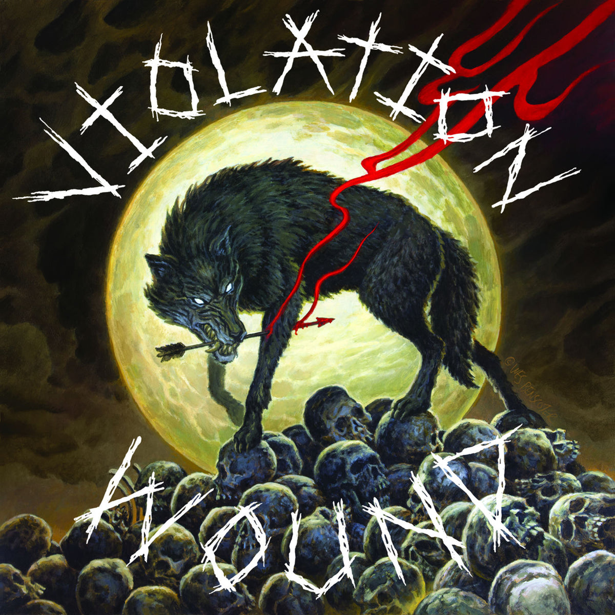 Violation Wound – With Man in Charge vinyl record cover