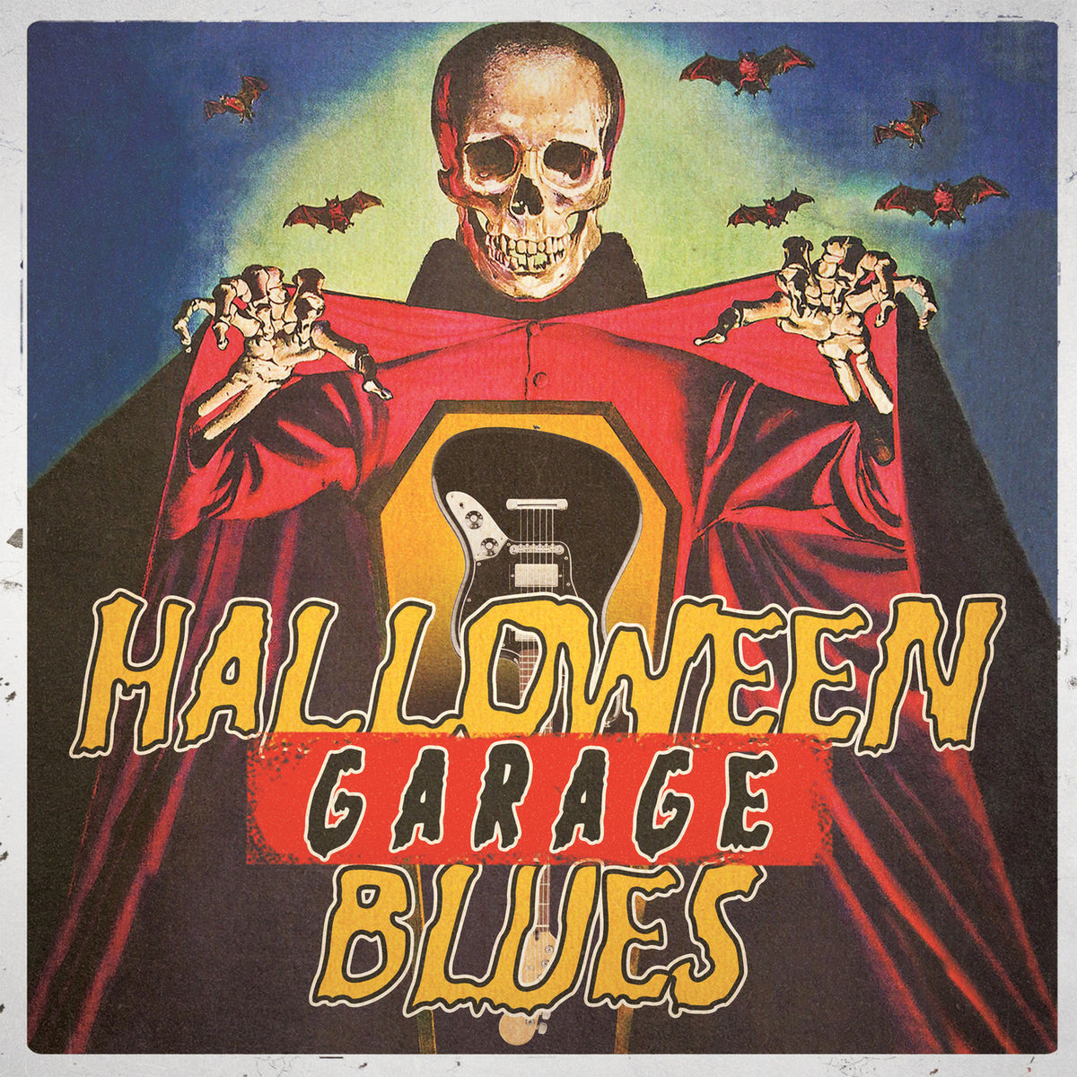 Various Artists – Halloween Garage Blues vinyl cover