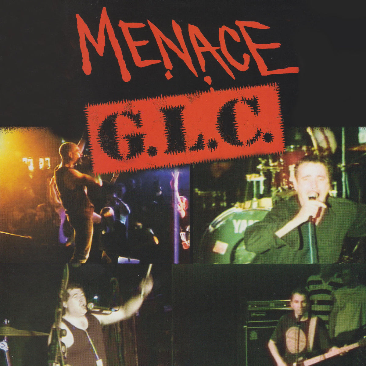 Menace – G.L.C. vinyl record cover