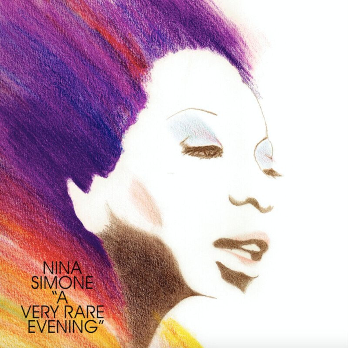 Nina Simone – A Very Rare Evening (Live) vinyl cover