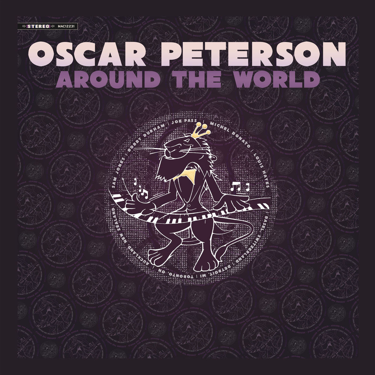 Oscar Peterson – Around the World vinyl record cover