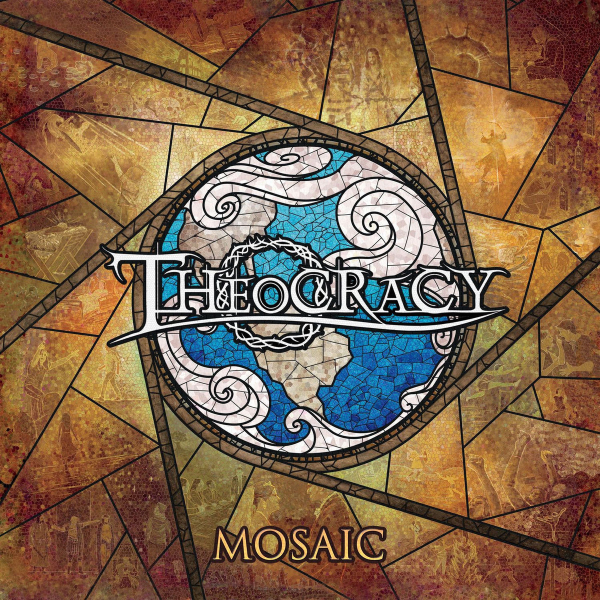 Theocracy – Mosaic vinyl record cover